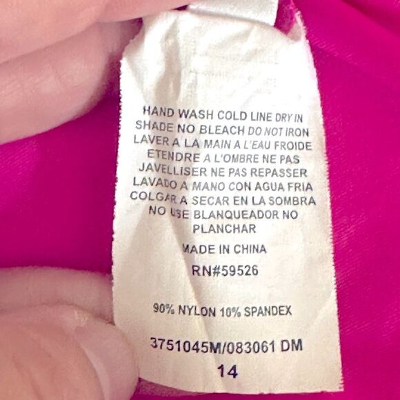 Trina Turk FAN FAIRE TWIST BACK HALTER PLUNGE ONE PIECE SWIMSUIT - Picture 9 of 9